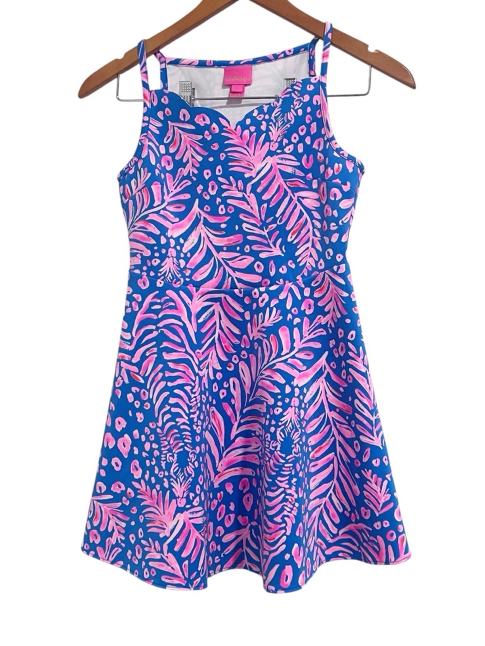 EUC Lilly Pulitzer Girls Pundy Blue Breelyn Scuba Dress